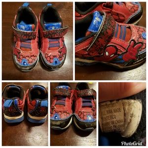 Marvel Red Spiderman Sneakers-Size 7